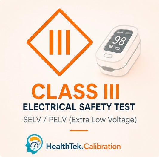 Electrical Safety Test for Class III Medical Equipment (SELV/PELV)