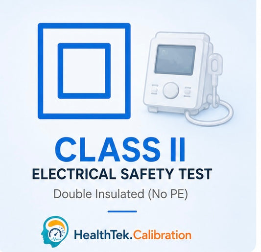 Electrical Safety Test for Class II Medical Equipment